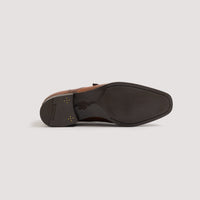 Cremona Peccary Burnt Caramel Men's Monk Strap