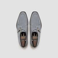 Cremona Suede Cielo Men's Monk Strap