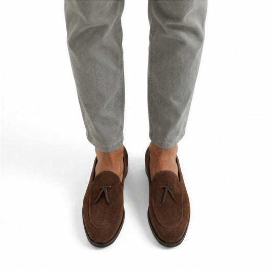 DB Cassius Suede Chestnut Men's Loafer