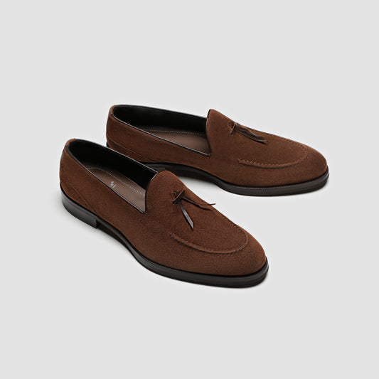 DB Cassius Suede Chestnut Men's Loafer