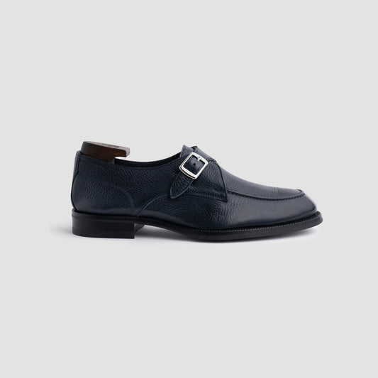 Gavello Unlined Cervo Navy Monk Strap