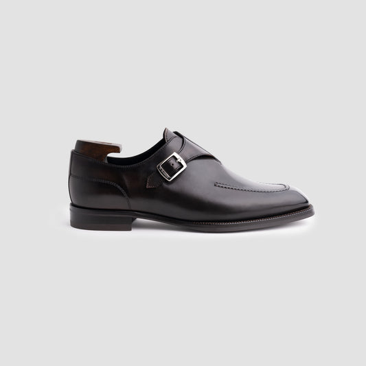 Mantova Nero Fondente Monk Strap
