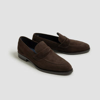Aviano Suede Mogano (Unlined) Men's Loafer