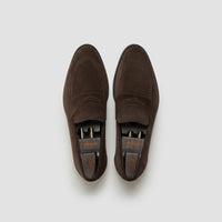 Aviano Suede Mogano (Unlined) Men's Loafer