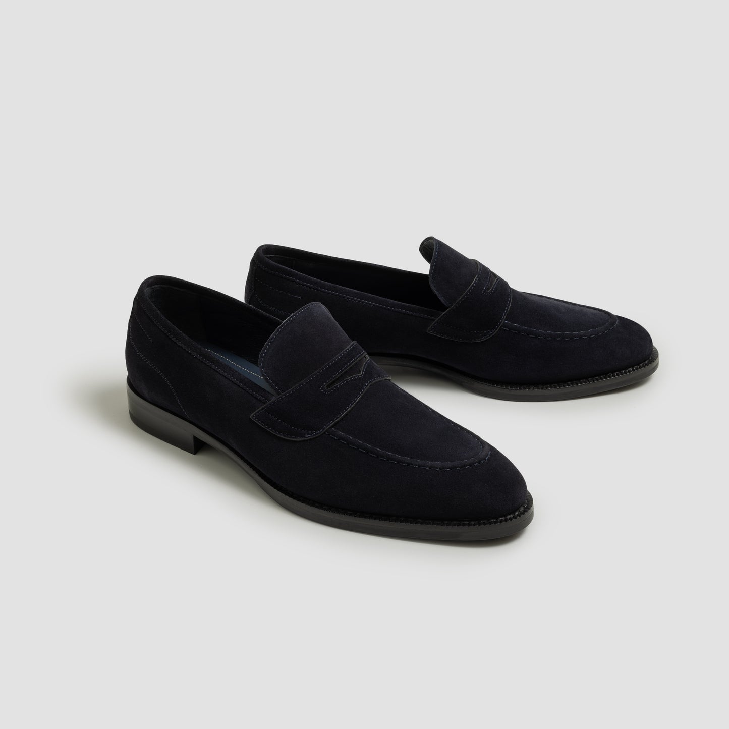 Aviano Navy Men's Suede Loafer