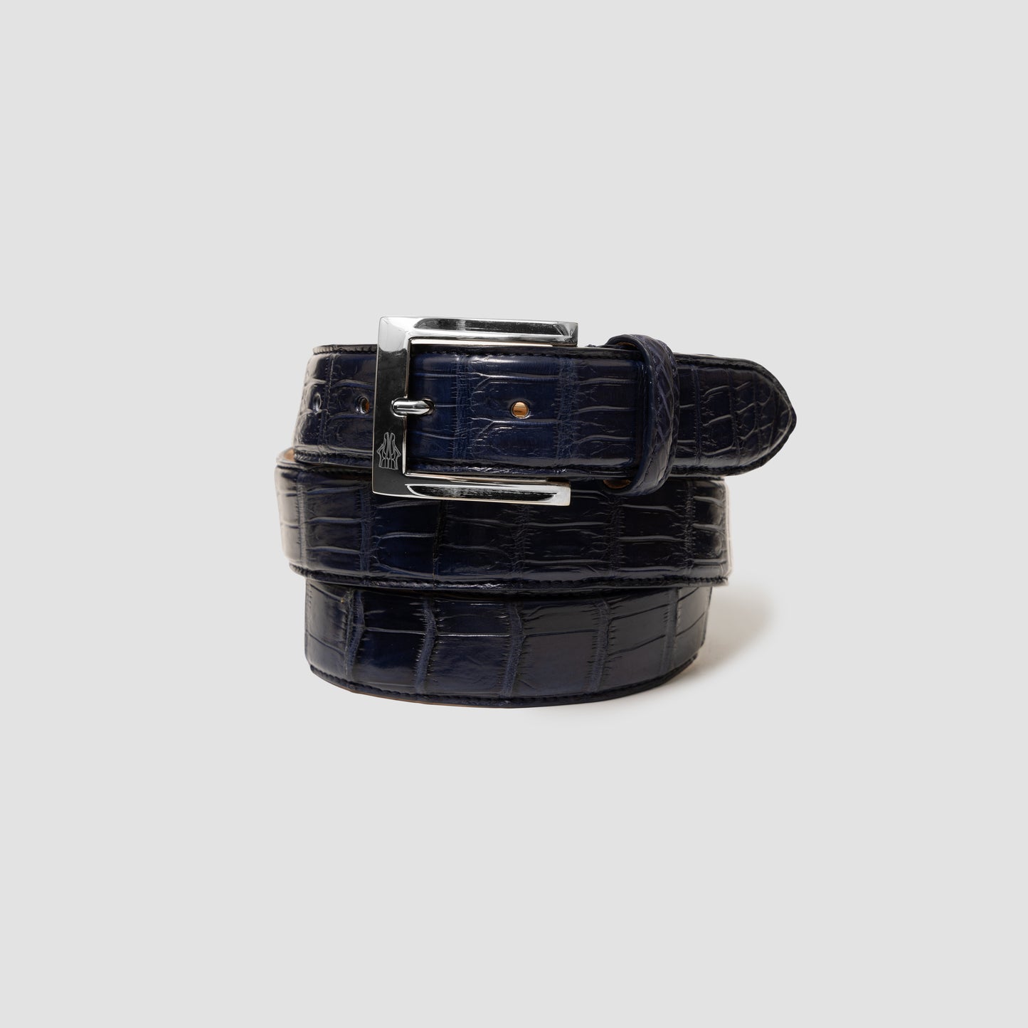 Men's Belt Alligator Navy