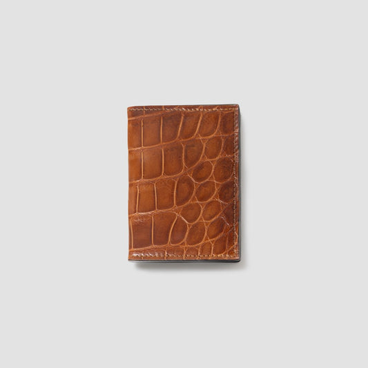 Men's Alligator Wallet Caramel