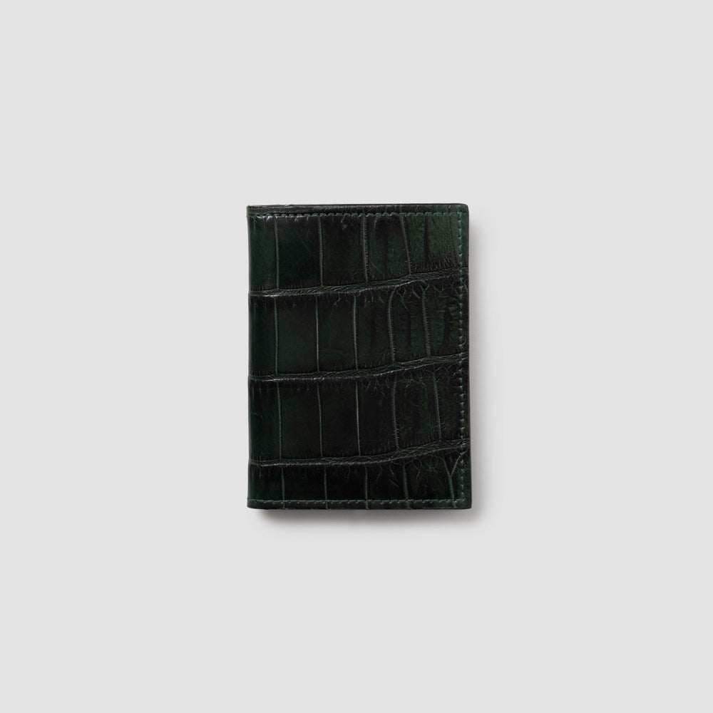 Men's Wallet Alligator Nero Oliva