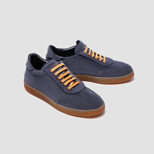 Fiorano Suede Denim Men's Italian Sneaker