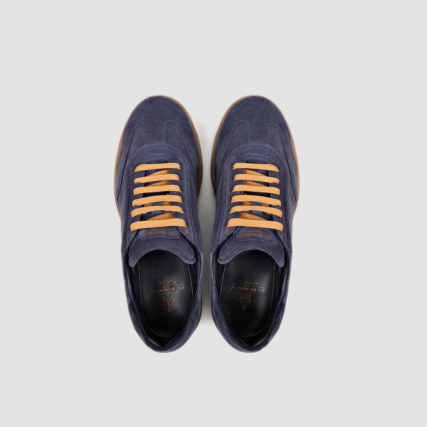 Fiorano Suede Denim Men's Italian Sneaker