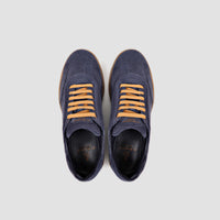 Fiorano Suede Denim Men's Italian Sneaker