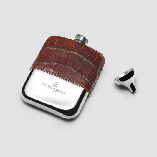 Alligator Pewter Flask RS