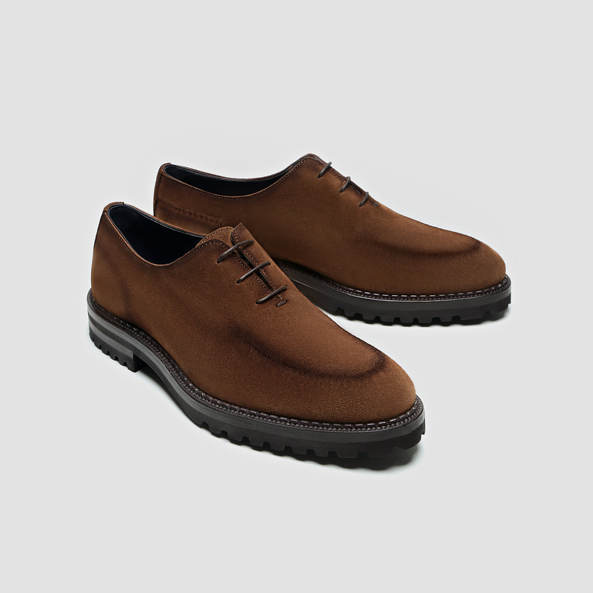 Marche RS Suede Smoked Chestnut Wholecut Oxford