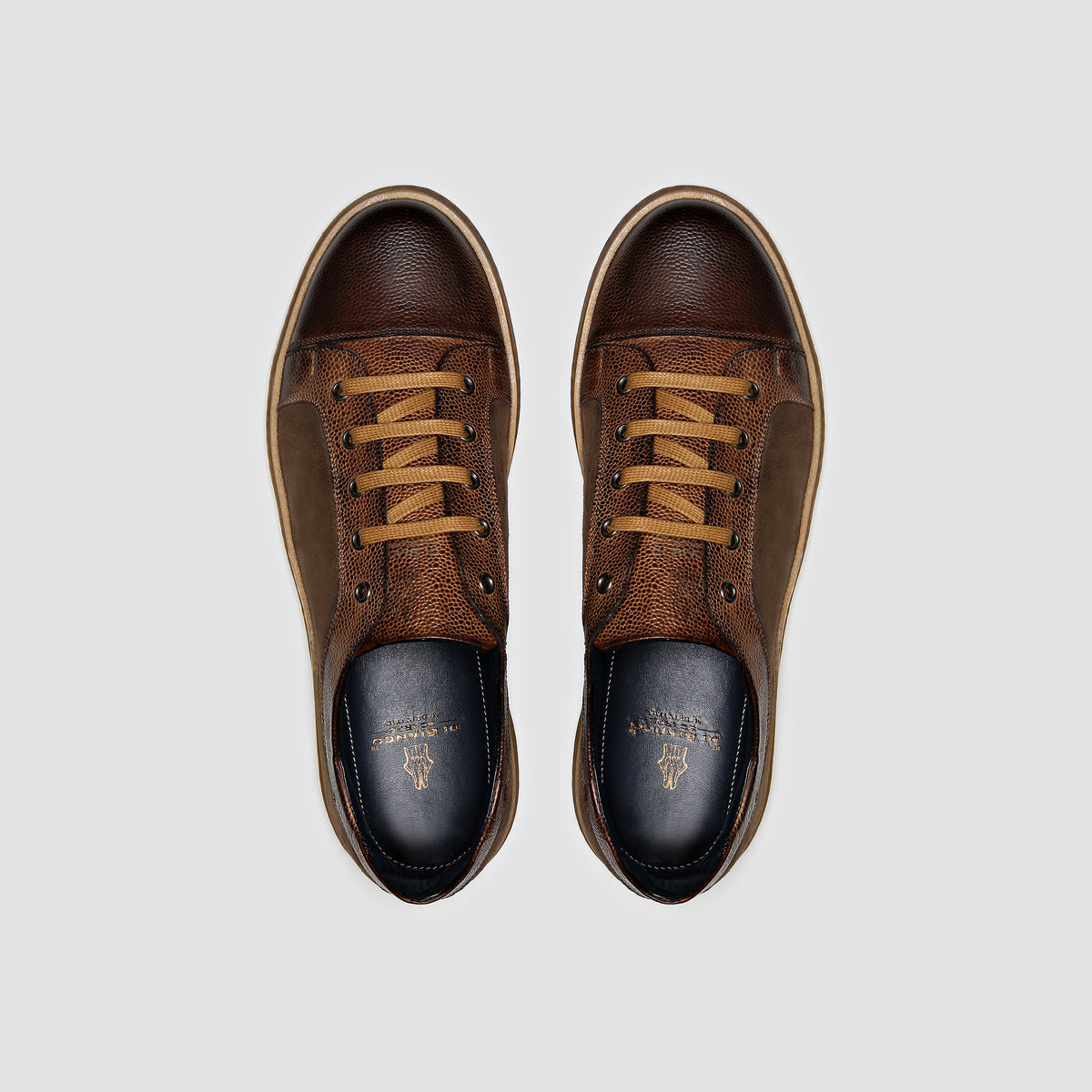 Messina Scozzina Castagna & Suede Mustang Men's Sneaker