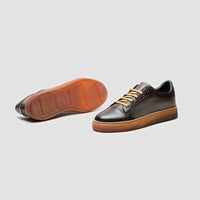 Messina Tropical & Corduroy Nero Oliva Men's Sneaker