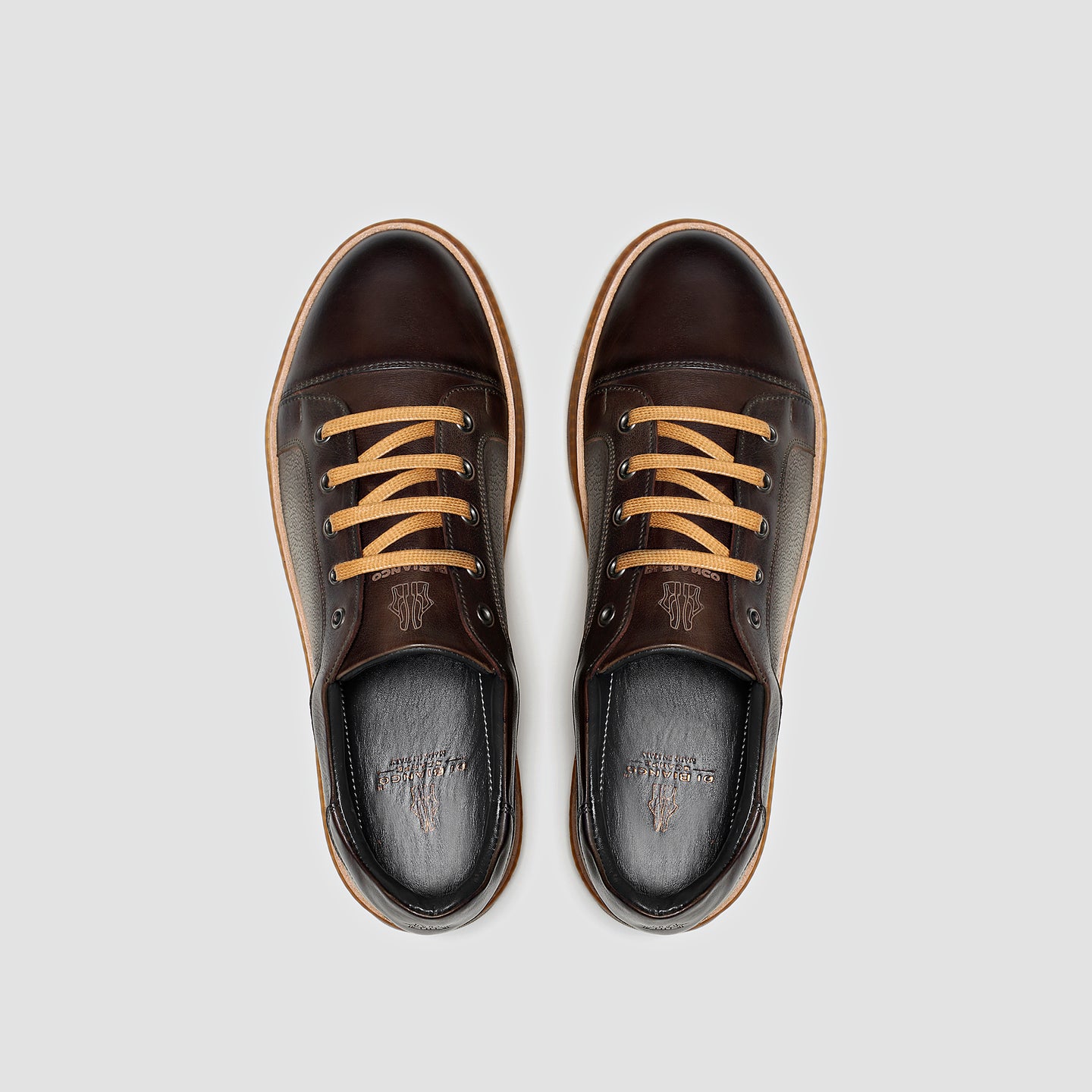 Messina Tropical & Corduroy Nero Oliva Men's Sneaker