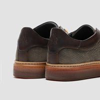 Messina Tropical & Corduroy Nero Oliva Men's Sneaker