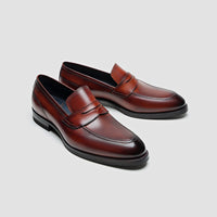 Milano Lined Calfskin Marmo Mielato Men's Loafer