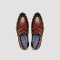 Milano Lined Calfskin Marmo Mielato Men's Loafer