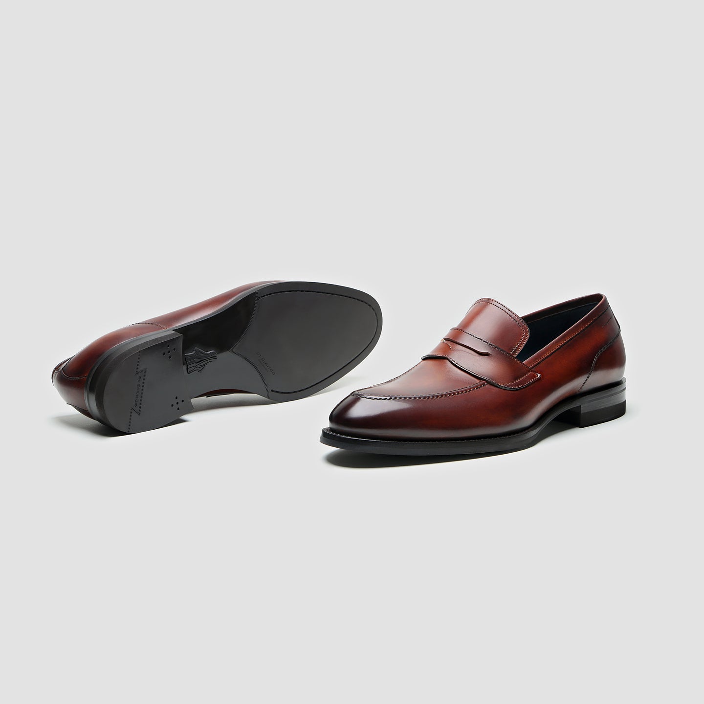 Milano Lined Calfskin Marmo Mielato Men's Loafer
