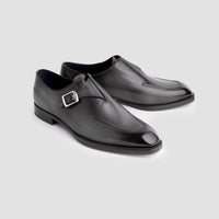 Mantova Calfskin Antracite Men's Monk Strap