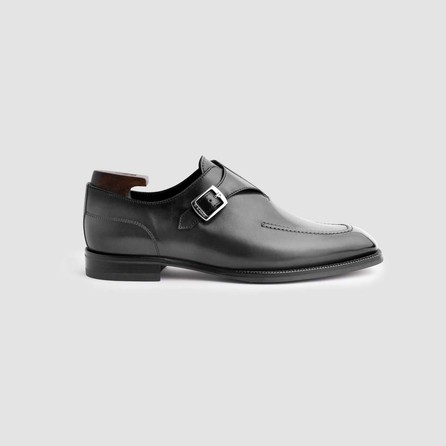 Mantova Calfskin Antracite Men's Monk Strap