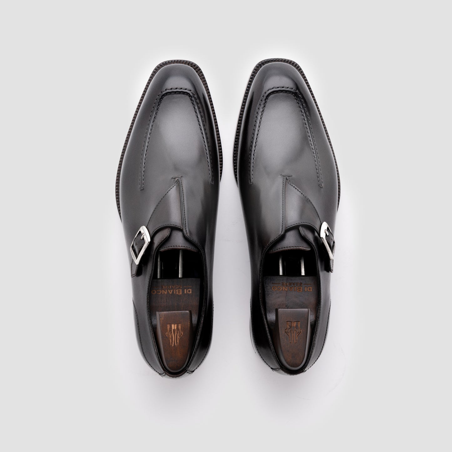 Mantova Calfskin Antracite Men's Monk Strap