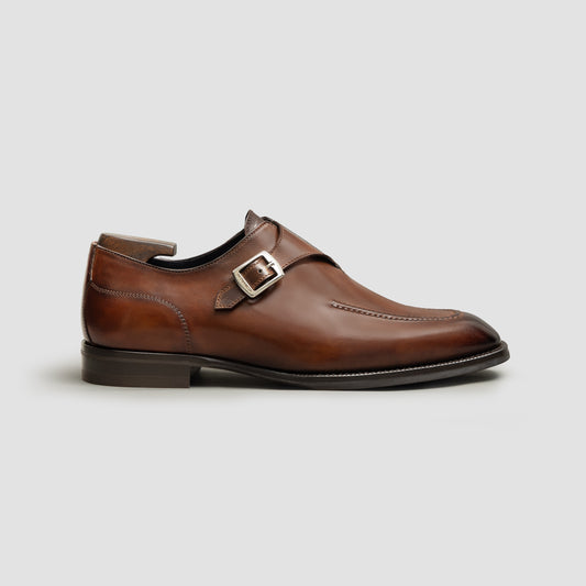 Mantova Castagna Men's Monk Strap