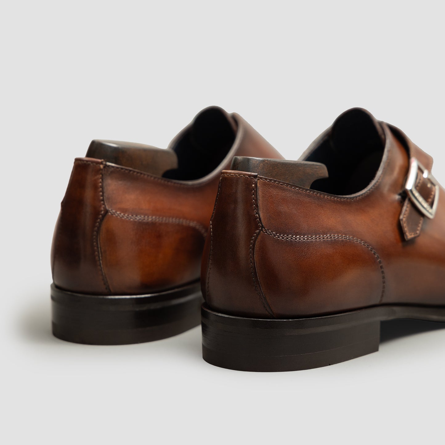 Mantova Castagna Norwegian Men's Monk Strap