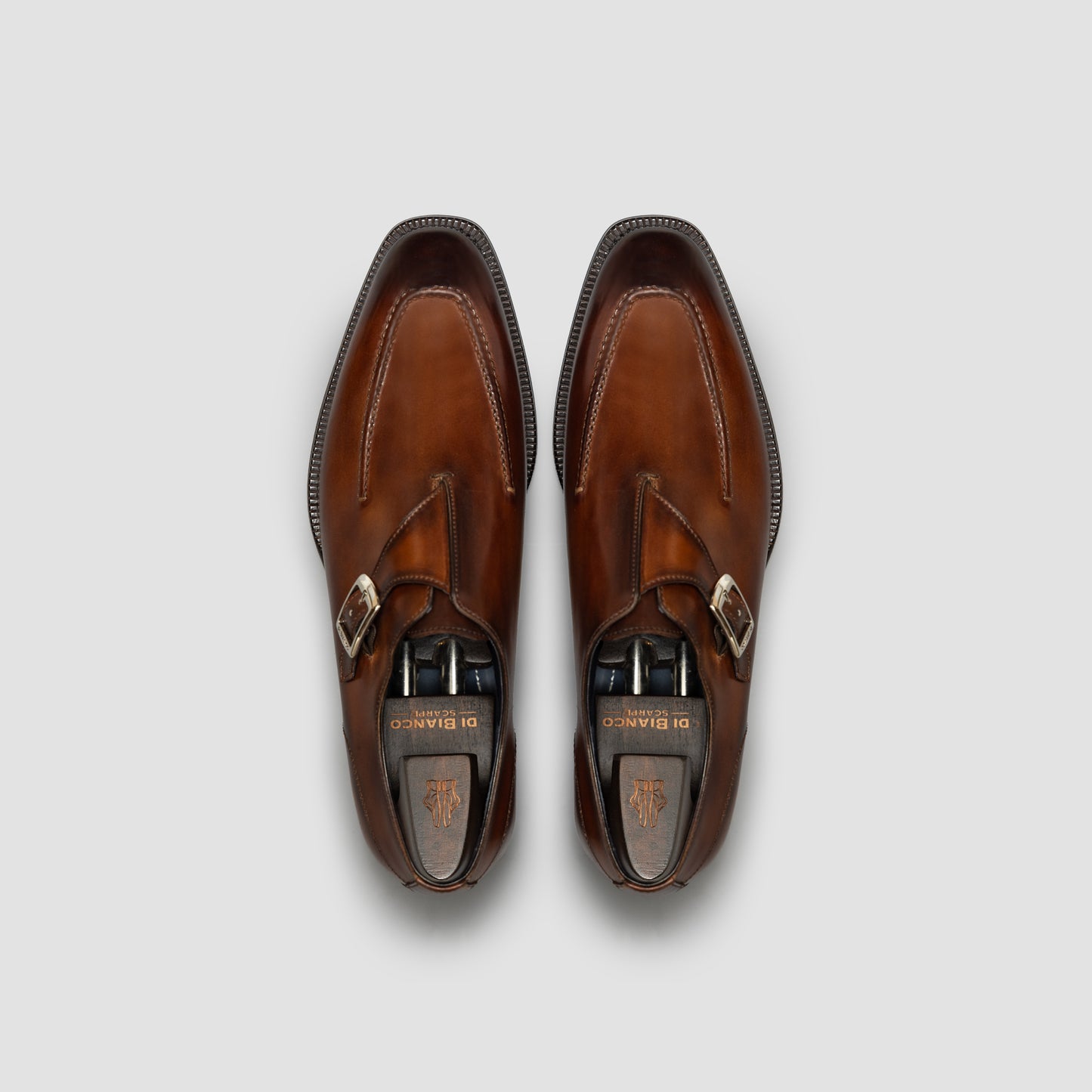 Mantova Castagna Norwegian Men's Monk Strap