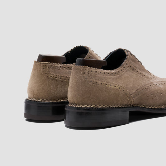 Nettuno Norwegian Suede Antilope Men's Brogue