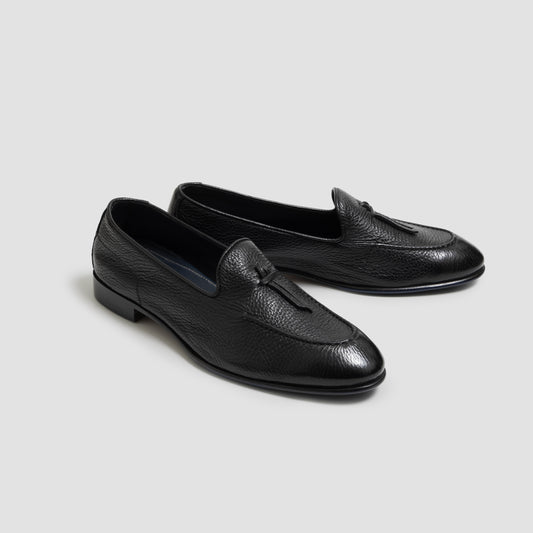 Rotella Cervo Nero Men's Belgian Loafer
