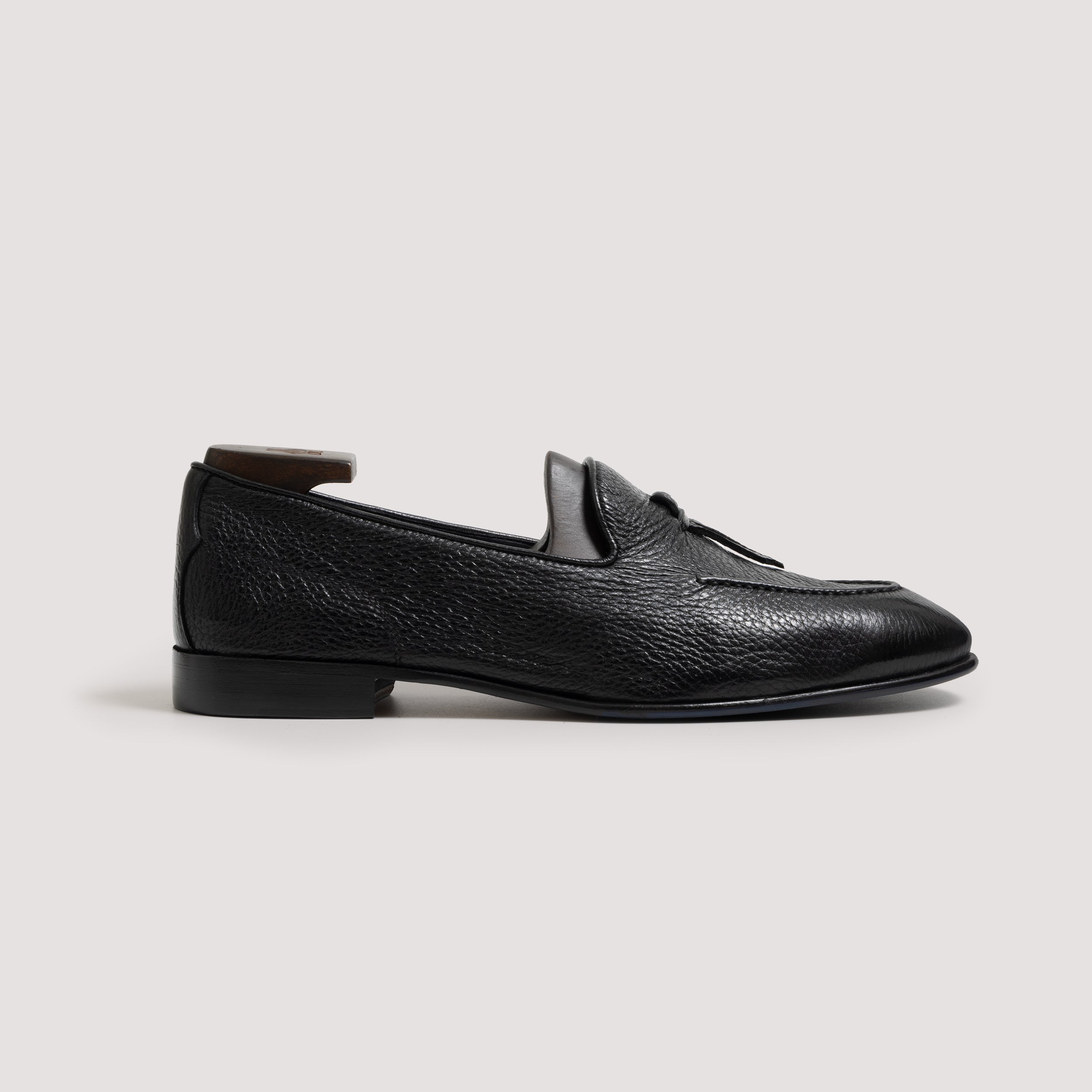 Di Bianco Rotella Belgian Loafer | Nero Cervo Leather – Scarpe di Bianco