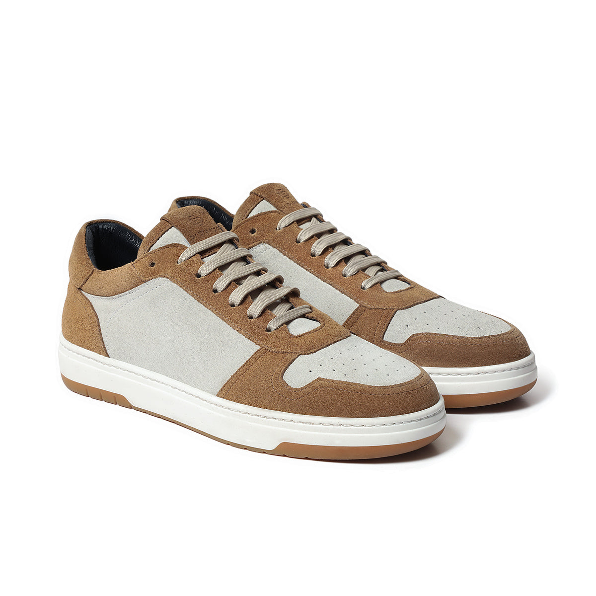 DB Saloninus Suede Alluminio & Chestnut Men's Sneaker