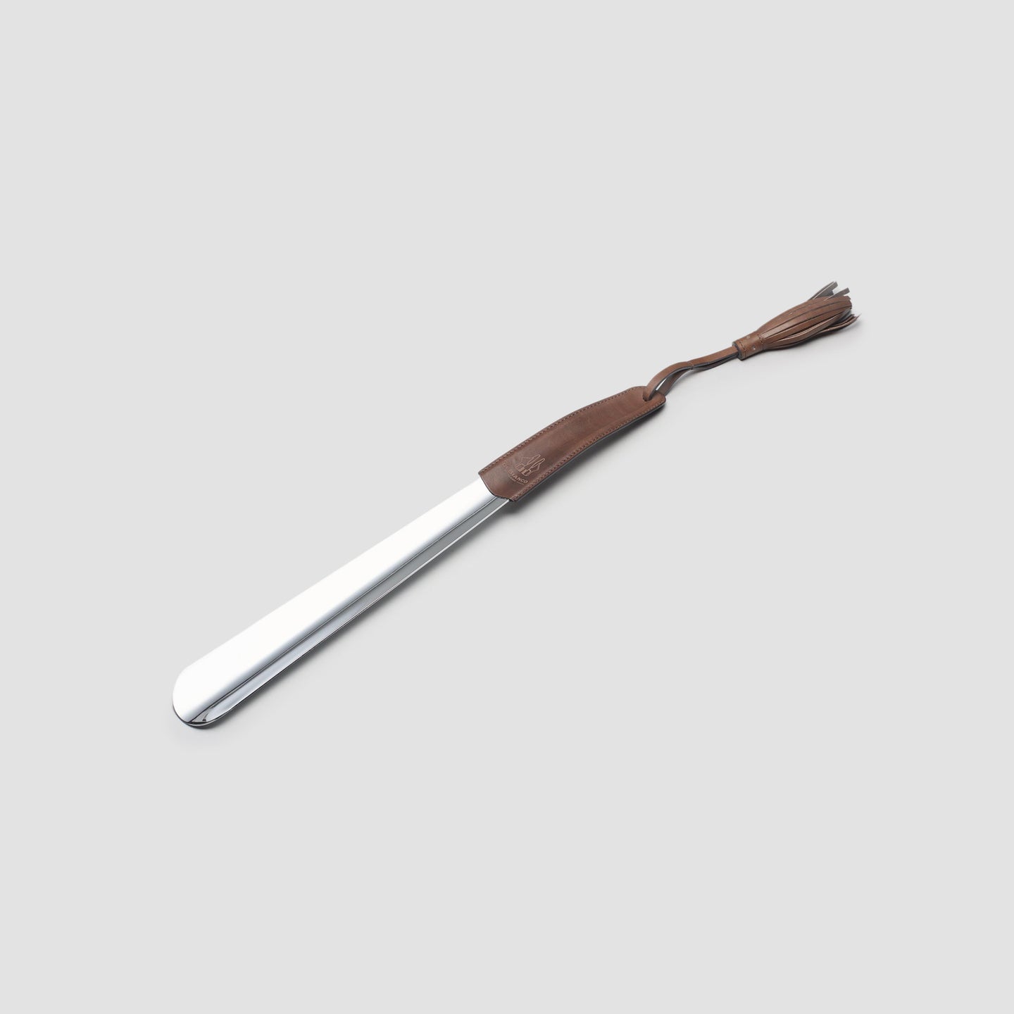 Leather Wrapped Shoe Horn Reverse Sombrero
