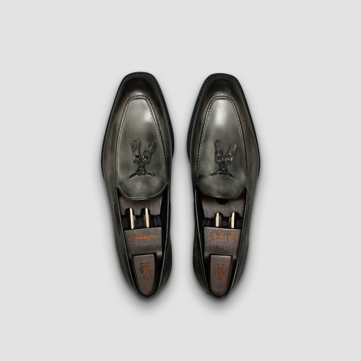 Vesuvio Antracite Grey Tassel Men's Loafer