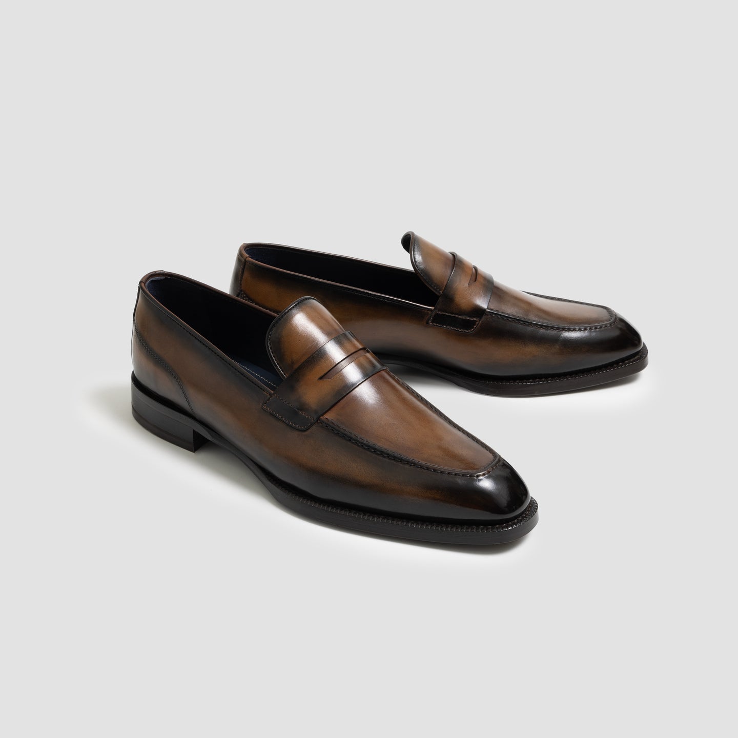 Vicenza Calfskin Brulee Men's Loafer