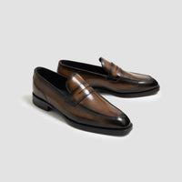 Vicenza Calfskin Brulee Men's Loafer