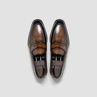 Vicenza Calfskin Brulee Men's Loafer