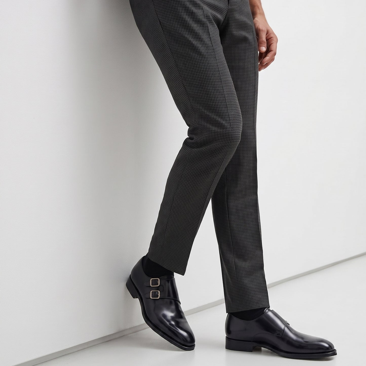Caravaggio Nero Monk Strap