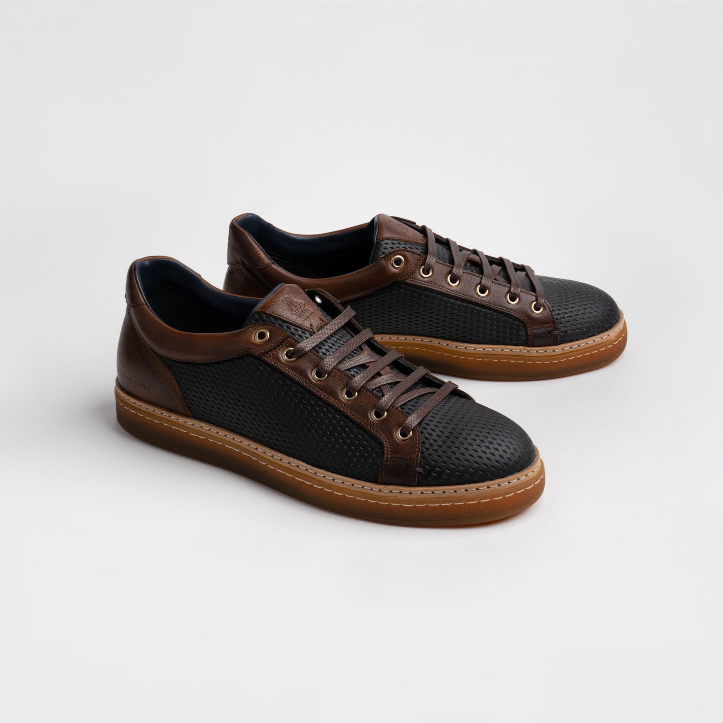 The Binetto Nit Nero | Men’s Dress Sneaker | Italian Men’s Shoes ...