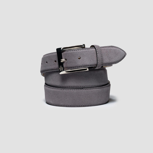 Men's Belt Suede Slate