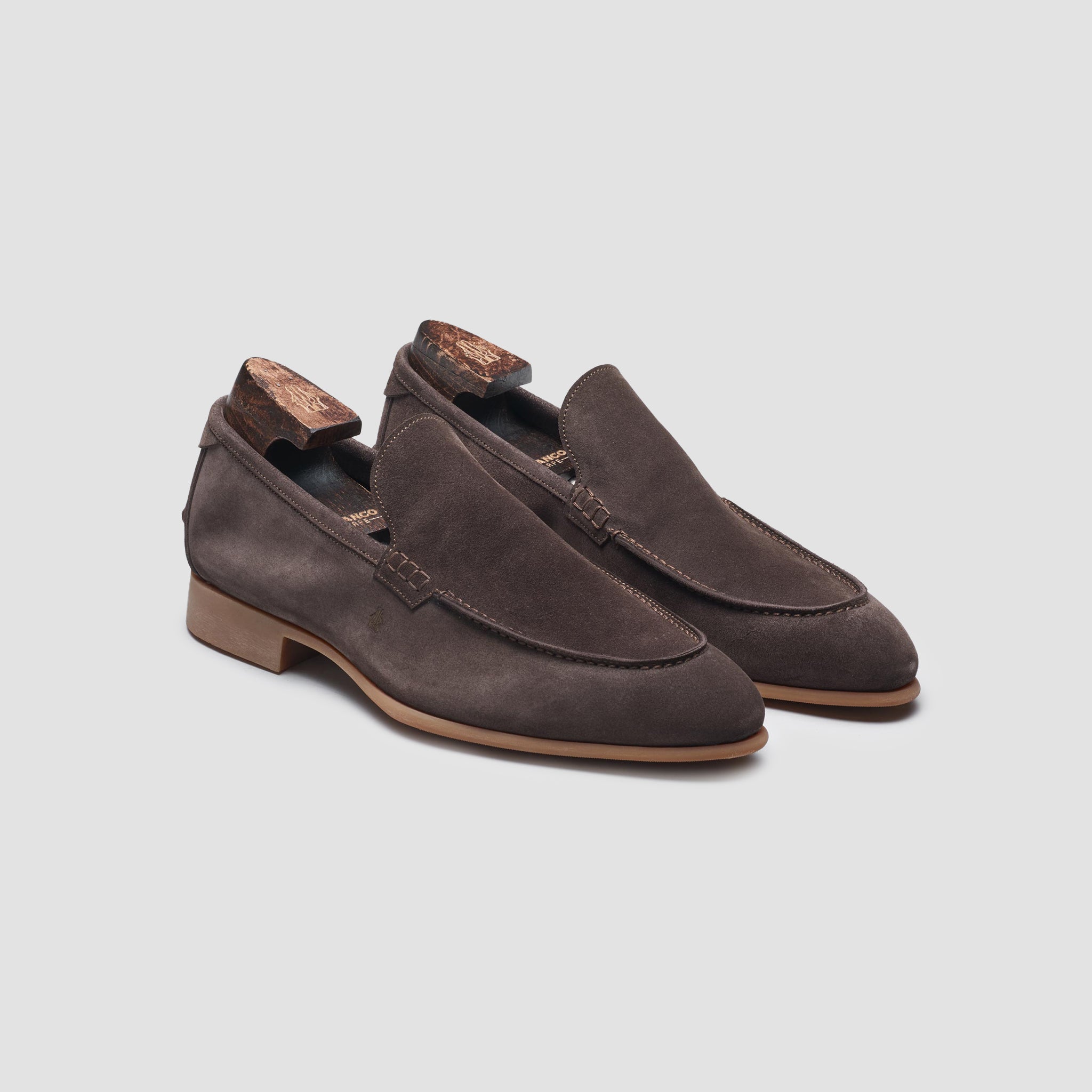 The Etna Moka Suede Loafer | Italian Men's Shoes – Scarpe di Bianco